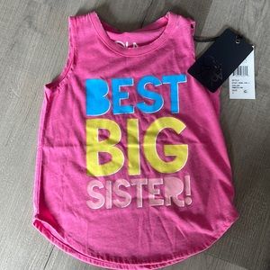 Best big sister sleeveless top